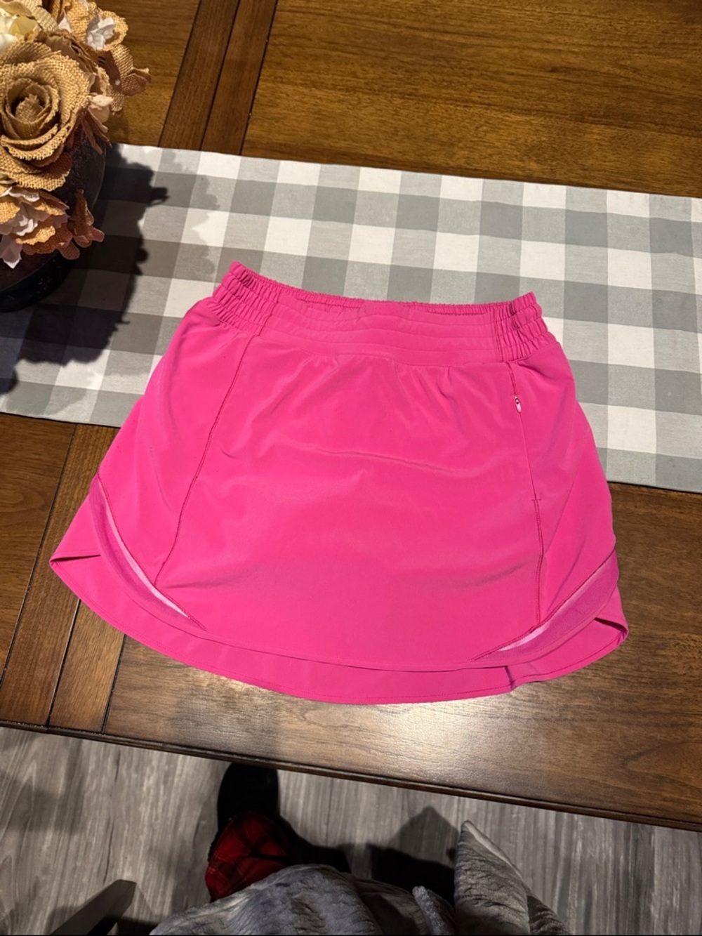 Lululemon hotty hot high rise Athletic Skirt sonic pink
